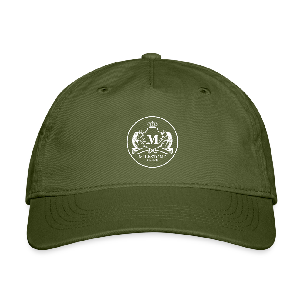 
                  
                    Milestone 100% Cotton Baseball Cap - olive green
                  
                