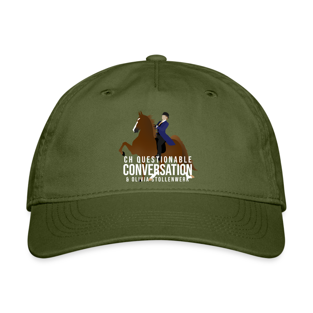 
                  
                    CH Questionable Conversation 100% Cotton Baseball Cap - olive green
                  
                