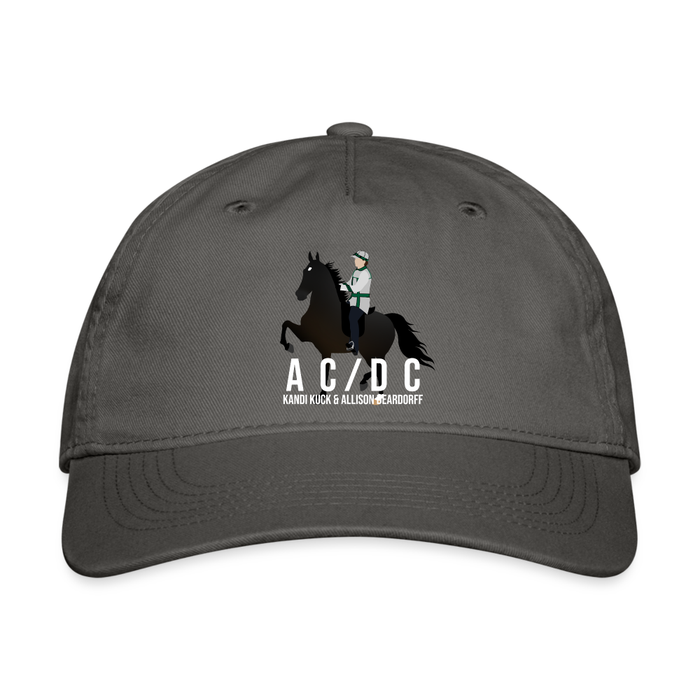 ACDC 100% Cotton Baseball Cap - charcoal