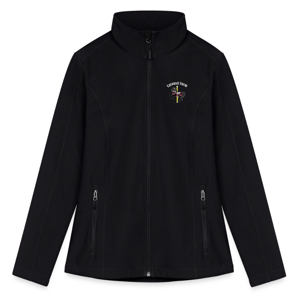 Carousel Farm Women’s Soft Shell Jacket - black