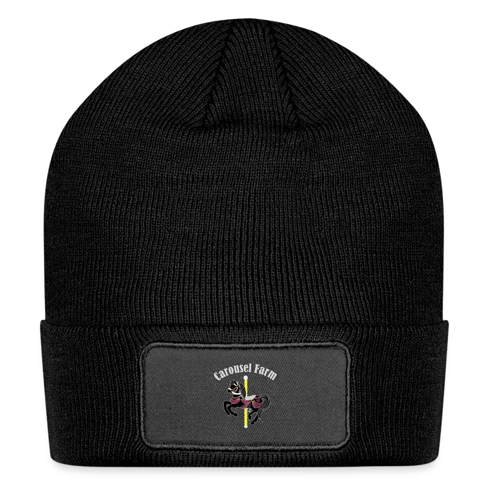 Carousel Farm Patch Beanie - black